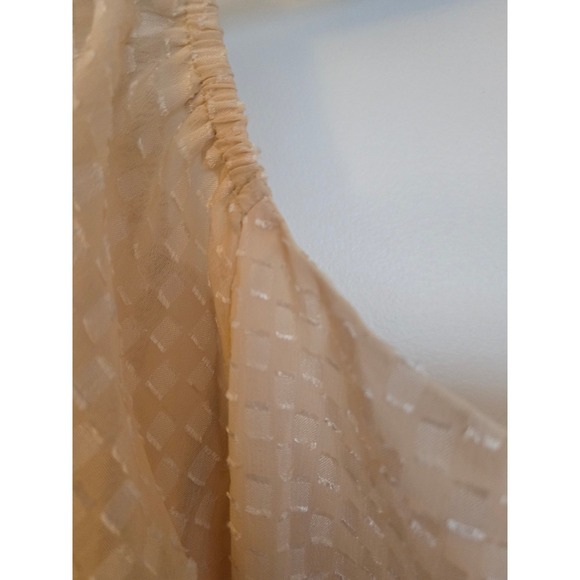 ASTR The Label Blush Smocked Waist Long Sleeve Chiffon Crop Top – Size Large - Picture 8 of 11